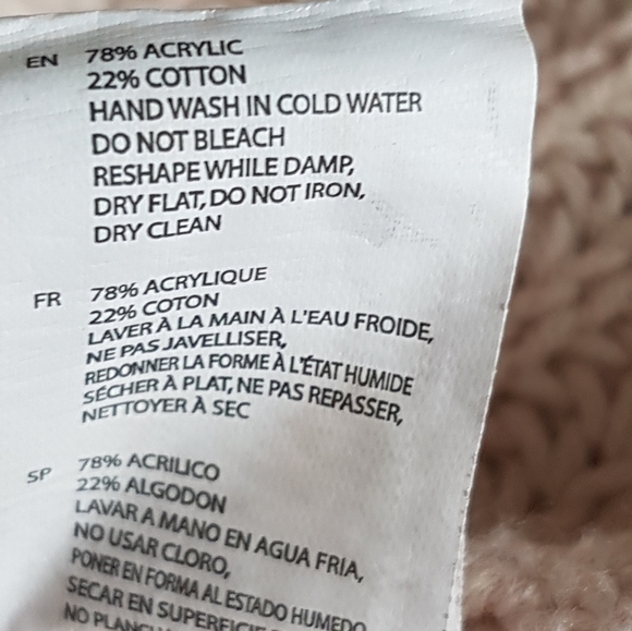 RD Style Thick Knit Cowled Blush Sweater - Picture 5 of 5